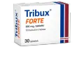 Opakowanie leku Tribux Forte 200 mg, zawierające 30 tabletek z trimebutyny maleinianem. Pomocne w problemach z ircolon.