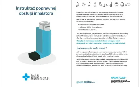 Instrukcja obsługi inhalatora, kluczowego w leczeniu astmy, podobnie jak metotreksat. Prawidłowa technika zapewnia skuteczność terapii.