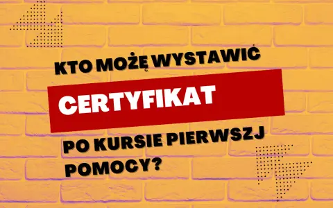 Kto może wystawić zaświadczenie o ukończeniu kursu pierwszej pomocy? Sprawdź ważne informacje