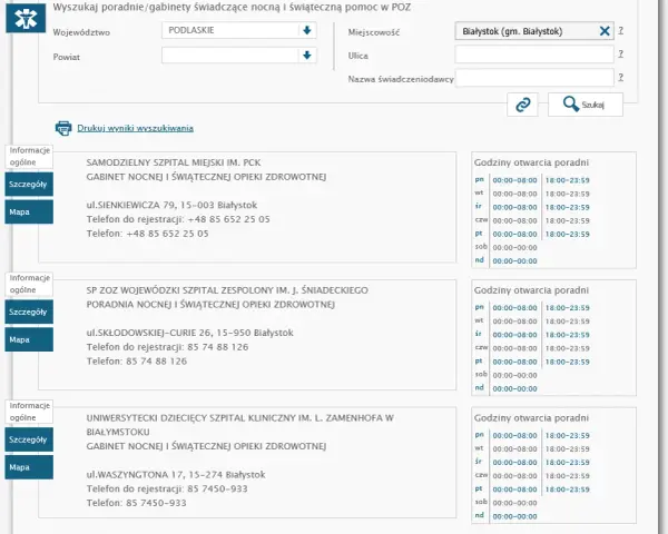 Gdzie na pogotowie w Białymstoku? Sprawdź najważniejsze miejsca pomocy