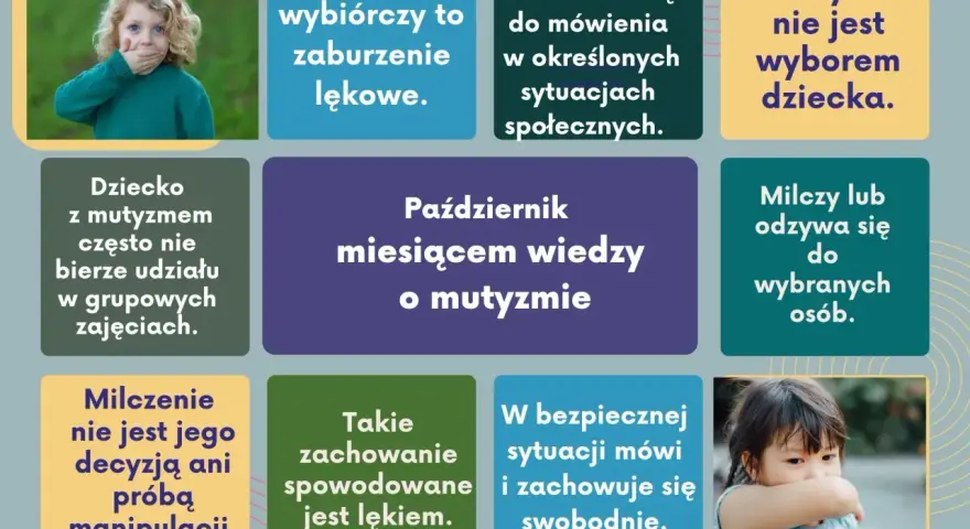 Dziecko z mutyzmem wybiórczym milczy w określonych sytuacjach, co nie jest jego wyborem ani manipulacją, lecz wynika z lęku.